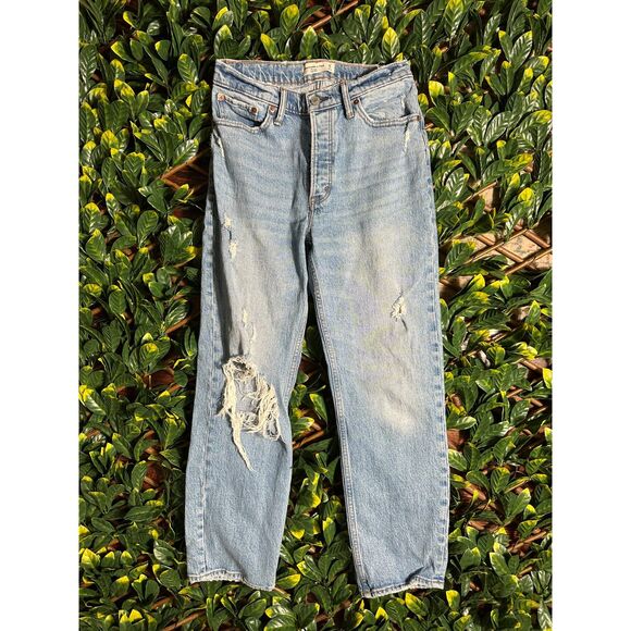 Abercrombie and Fitch The Dad High Rise Jean Size 2S - Picture 1 of 4